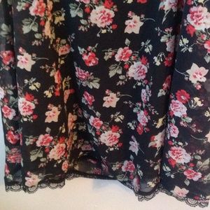 Lucca Couture Dresses - Urban Outfitters Floral Dress w/Lace Detail Lucca Couture Dresses - Urban Outfitters Floral Dress w/Lace Detail